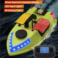 99 GPS Fishing Location RC Fishing Boat 2.4G 600M 3 Hopper Smart Speed Cruise Remote Control GPS Navigation Boat RC Nesting Boat 2
