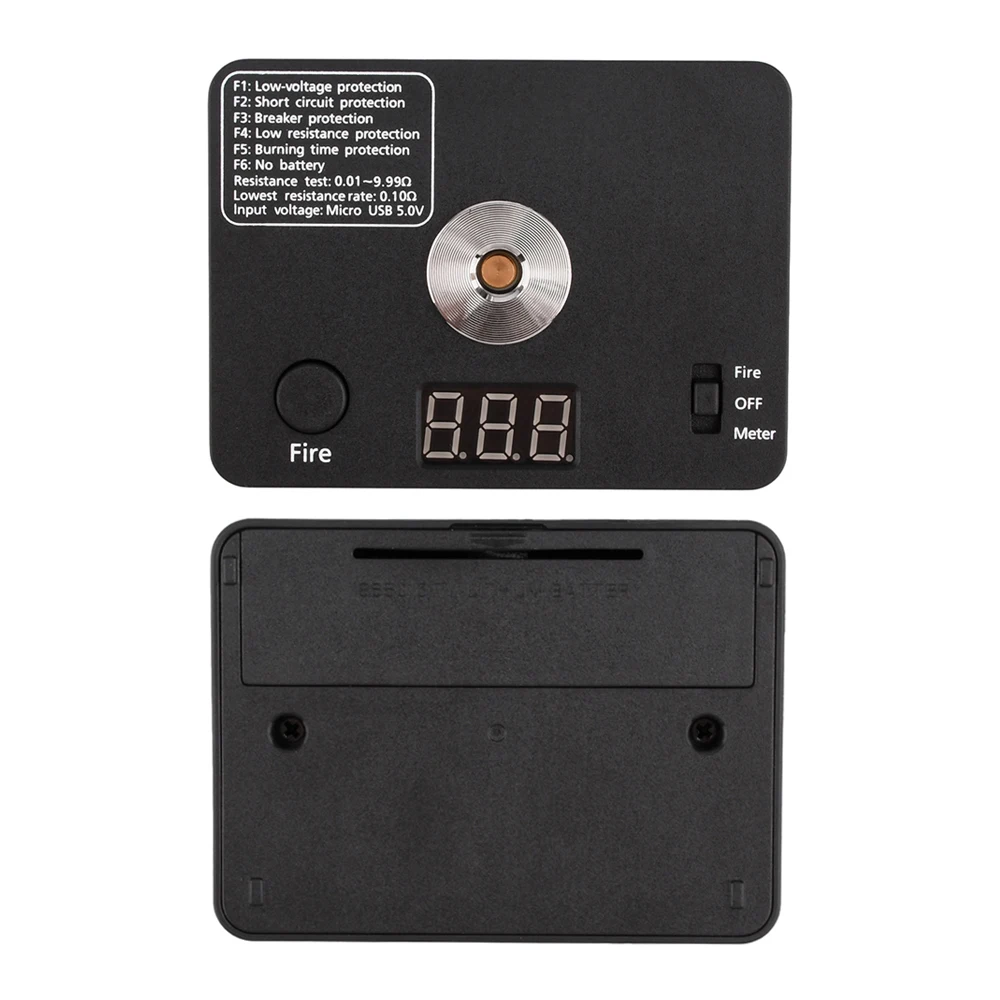 521 TAB MINI V3 RESISTANCE TESTER Tests resistance of heating wires and burns with charging function and on-screen display.,resistance tester