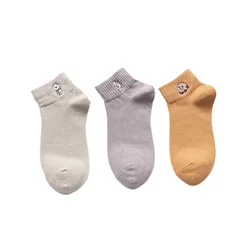 Kawaii Cartoon Print Socks - Fun and Colorful Women's Pack of 3 Pairs (6)