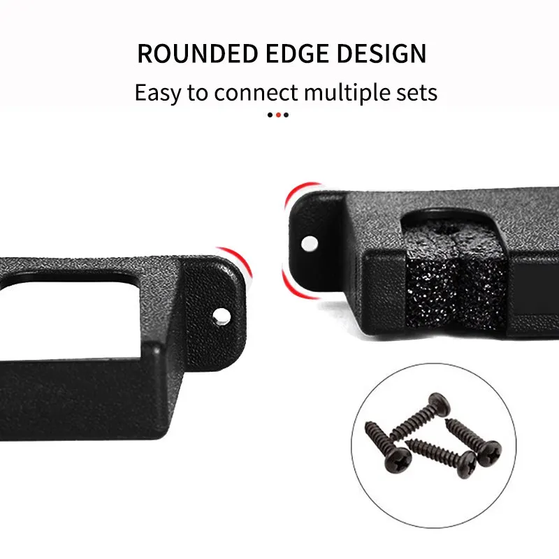 2pc Fishing Rod Holders Vertical Wall Rod Rack Store Up To 6 Rods Space-Effcient ABS Fishing Pole Holder Wall Mount Storage Tool fishing rod holder