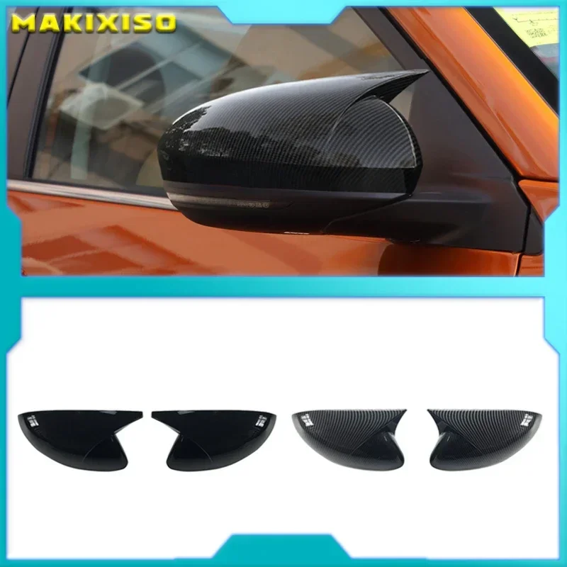 

Side Rearview Mirror Cover Visor Chrome Trim Sticker Frame Decor for Nissan Sylphy Sentra B18 2019-2021