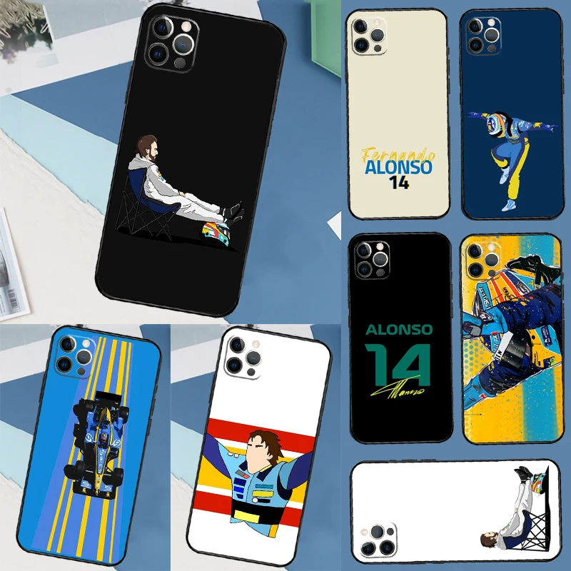 Custodia Per Telefono Fernando Alonso Per Iphone 15 13 14 12 11 Pro Max X Xr Xs Max 7 8 14 Plus Se 2020 Custodia Morbida
