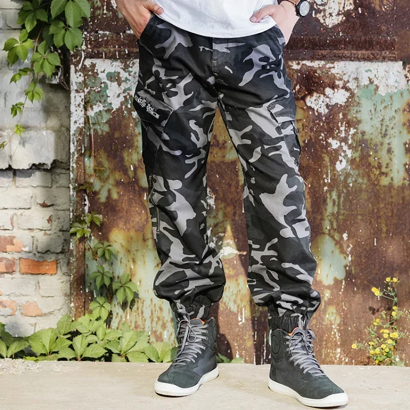 

Мотоциклетные брюки, защитные джинсы для мотокросса для мужчин, мотоциклетные брюки для мотокросса, эластичные Светоотражающие Мотоциклетные аксессуары