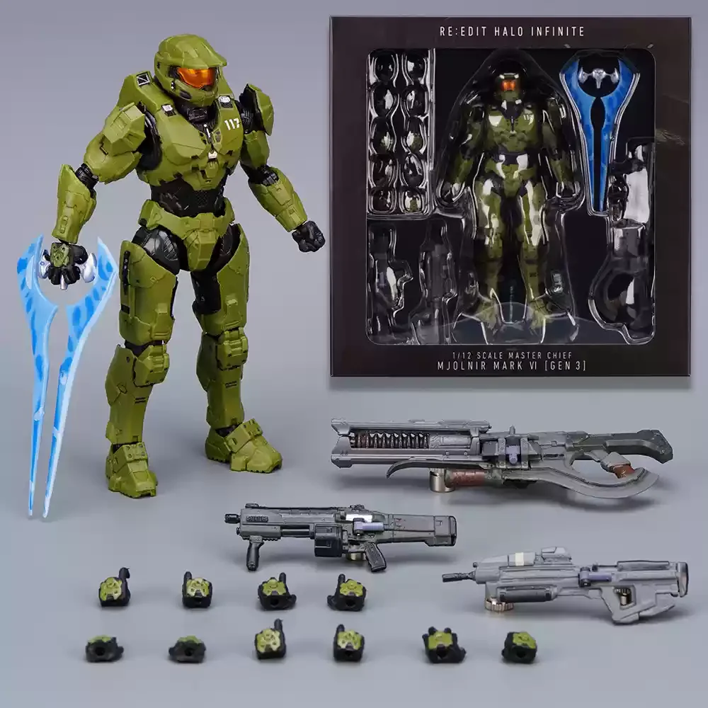[新品未開封正規品]Re:Edit halo Master Chief RE: Edit Halo Infinite 1/12 Scale Master Chief Mjolnir Mark