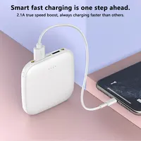 Mini Power Bank 2-en-1 50000 mAh – Chargeur Portable à Charge Rapide – Batterie Externe pour iPhone, Xiaomi, Huawei, Samsung 2026 5