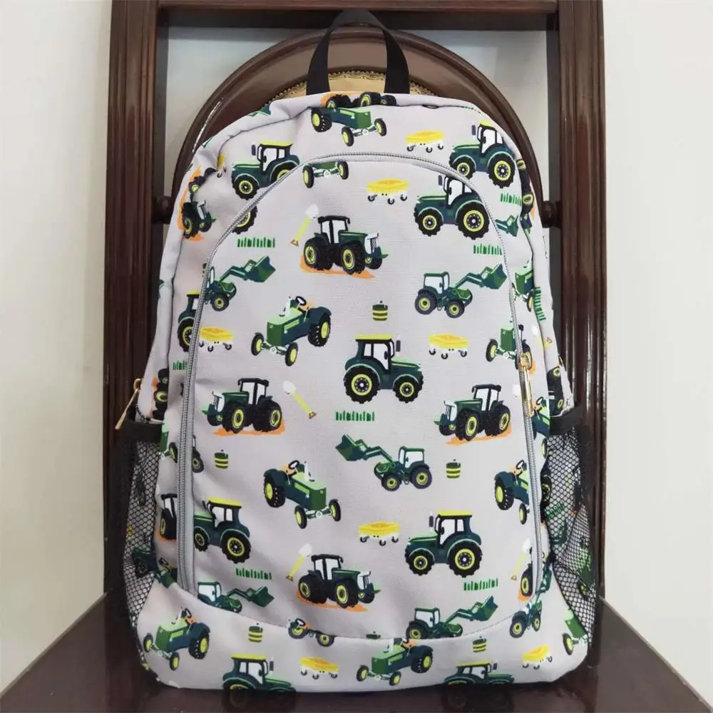 Wholesale Boutique Baby Kids Tractor Farm Backpack Toddler Outdoor Portable Kids Children School Boutique Bag 6