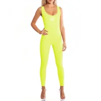 Womens Sleeveless Sexy Latex Catsuit Ladies Tank Dancewear Round neck Leotard Jumpsuit Faux Leather Novelty Bodycon Catsuit 7XL - Image 4