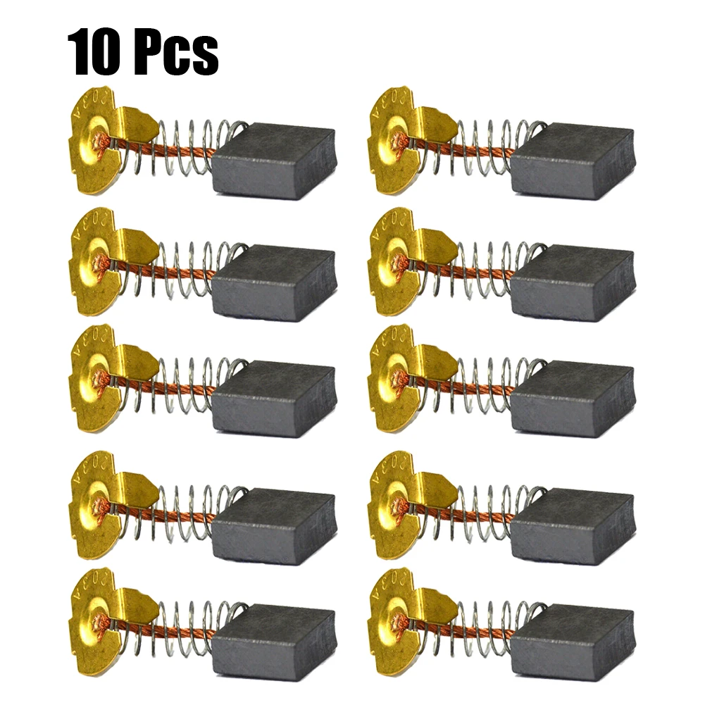 carbon brush for mak cb204 cb203 cb202 cb200 191953 5 191957 7 angle grinder 16 x 7 x 18mm high quality carbon brush power tool 10pcs Carbon Brushes For CB204 CB203 CB202 191944-6 191953-5 Disassembly Hammer Angle Grinder Power Tool Replacement-Part