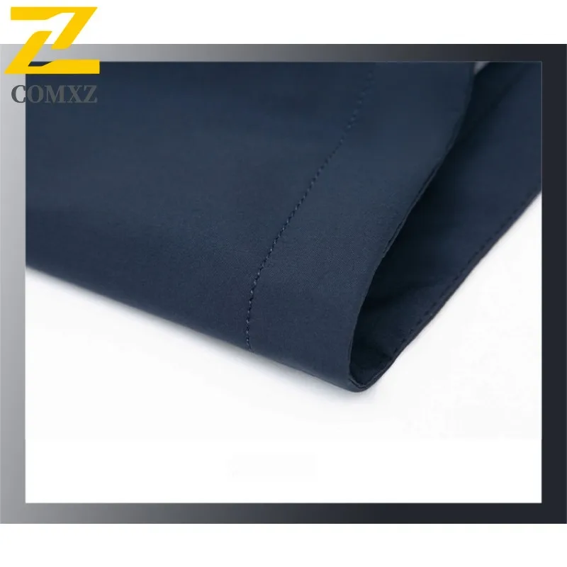 Autumn Winter Men Detachable Hood Jacket Business Casual Wrinkle Resistant Coat Stylish Office Outerwear for Young Professionals