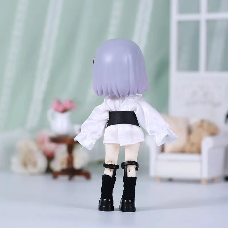 For Obitsu 11 Doll Goth Shirt Clothes Suit For OB11 Gsc 1/12 Bjd Molly YMY Doll Cloth Doll Outfit Dress Up