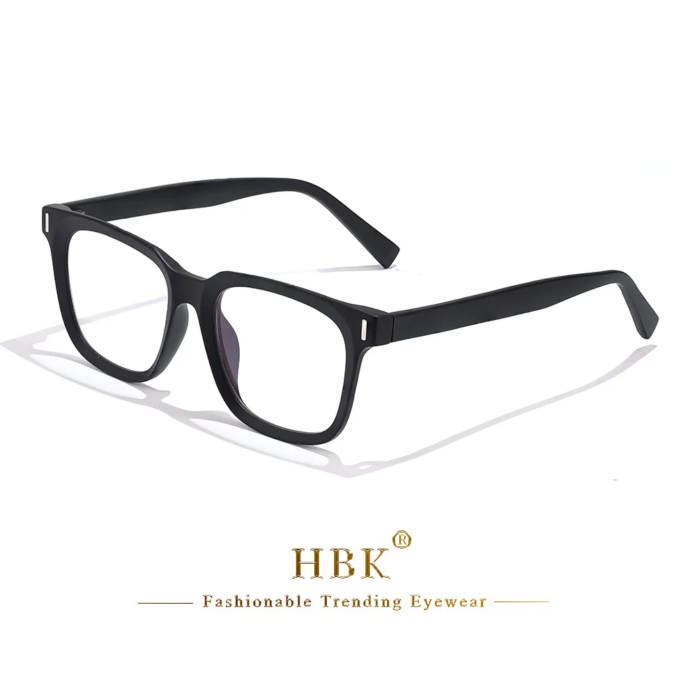 HBK Vintage Unisex TR90 Square Anti Blue Light Glasses Frame