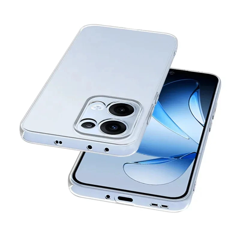 Transparent Shockproof Antiskid Phone Case - Soft Protective Coque Cover