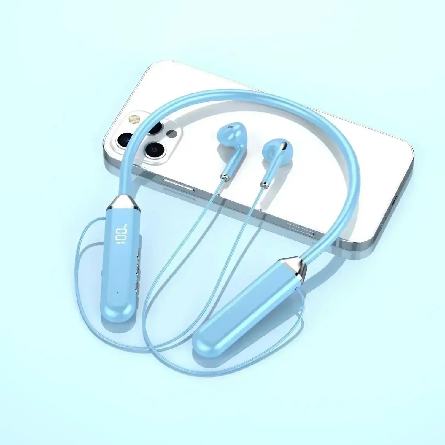 Wireless Bluetooth Headphones With Noise Reduction & Long Battery_voghion.com