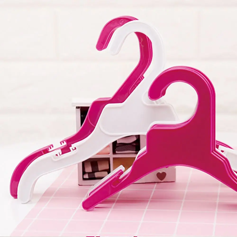 White&Red Color Space Saving Storage Solid Plastic Dog Accessories Clothing Rack Pet Product Dog Clothes Hanger 4