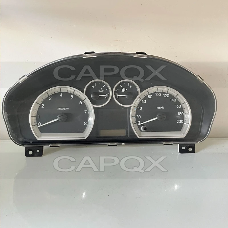 Tablero de instrumentos de transmisión manual usado para Chevrolet Aveo Hatchback, velocímetro, indicador de temperatura de aceite y agua 9024464 2