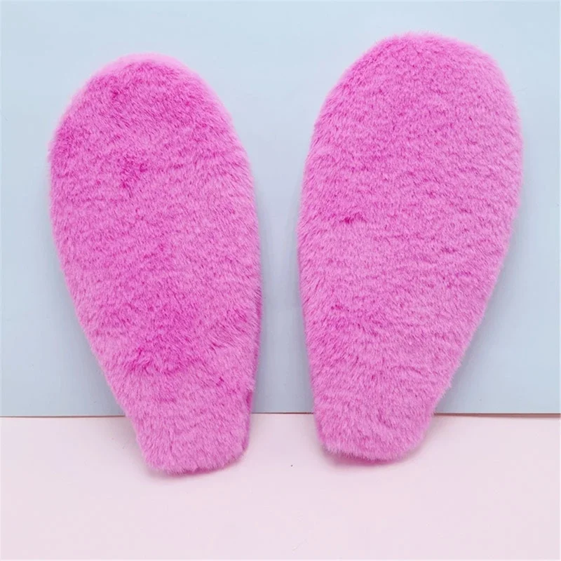 1pc/5pcs/10pcs Rabbits Ear Appliques DIY Hair Clip Keychains Glove Clothes Sewing Craft Patches for Hairband Y1QD