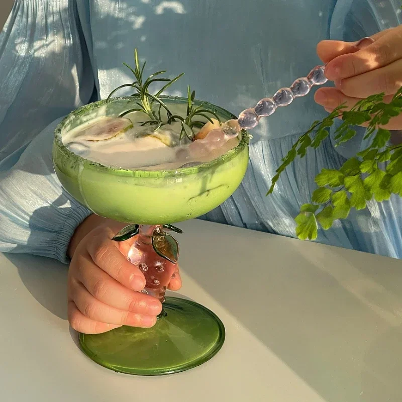 

Зеленые бокалы для клубники, мороженого, вина, бокал для мороженого, чаша для фруктов, хлопьев, чаша для овсянки, молока, десертов, бокал для к...