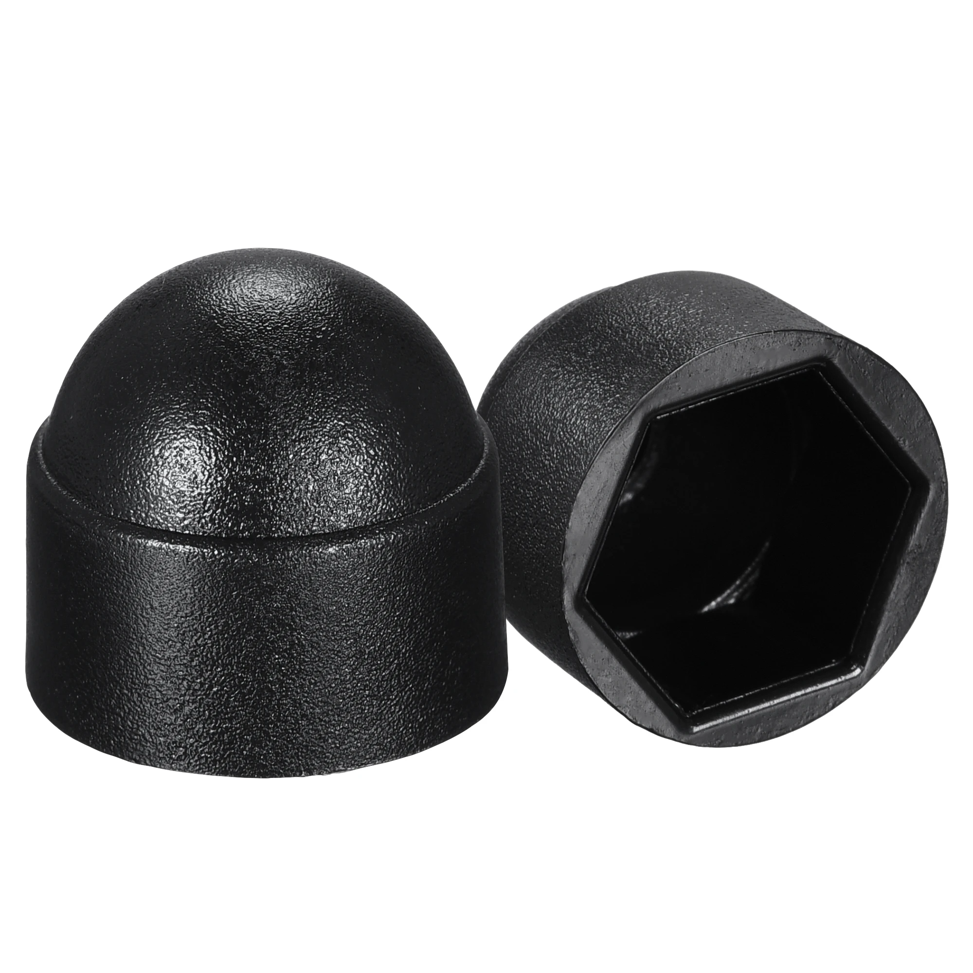 

Uxcell 100Pcs Plastic Dome Bolt Nut Protection Cap M8 / 13mm Hex Screw Cover Black for Protecting Bolts and Nuts