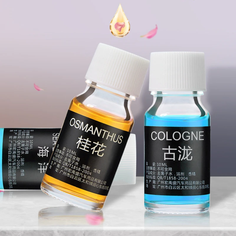 Car Air Freshener Perfume Refill Liquid Essential Oil Replenishment for Auto Natural Plant Aroma Diffuser Fragrance Humidifier