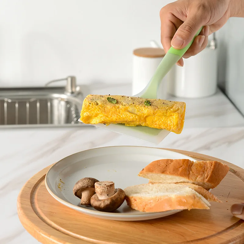 Silicone Pancakes Shovel Non-stick Pan Special Spatula Heat-resistant Wide Spatula for Eggs Fish Pancake Kitchen Fried Shovel silicone spatula