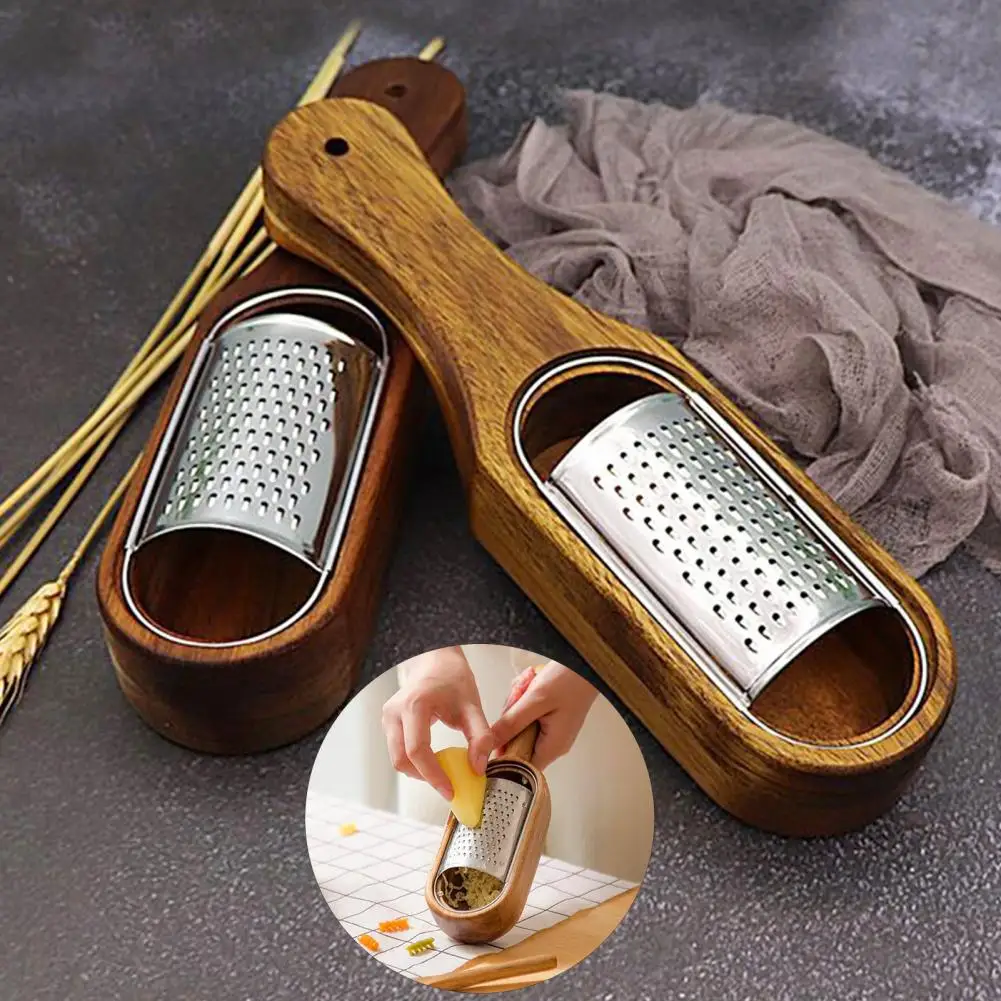 Buy Cheese Grater With Wood Storage Box Cheese Grater With Online in India  