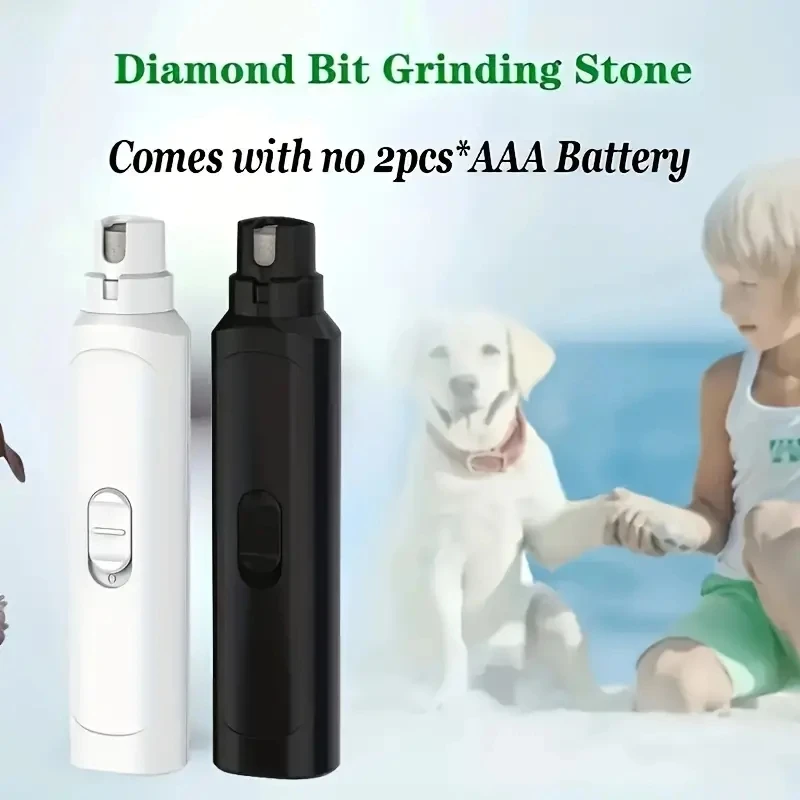 Pet Nail Grinder Dog Cat Battery Model Nail Trimmer Large and Small Dogs Nail Clippers Pet Grooming Tools 6