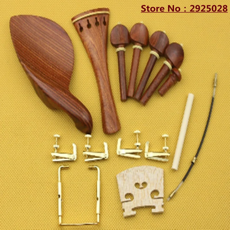 1 set high quality new rosewood Violin parts 4/4 full size Free Shipping