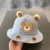 Cute Bear Children Bucket Hat New Spring Boys Girls Sun Hat Cartoon Outdoor Summer Kids Hat Hip Hop Baby Cap Korean Style 1-3Y 8