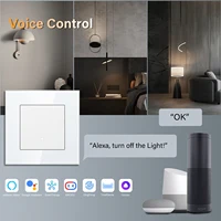 BSEED WIFI Light Switch 1/2/3/4Gang 2Way Smart Click Button Switch Glass Panel White LED Indicator Tuya Smart Life Alexa Control - Image 3