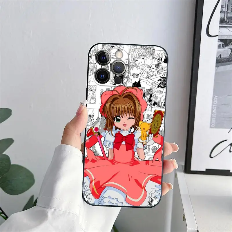 Cartoon CardCaptors Sakura Protective Phone Case Cover