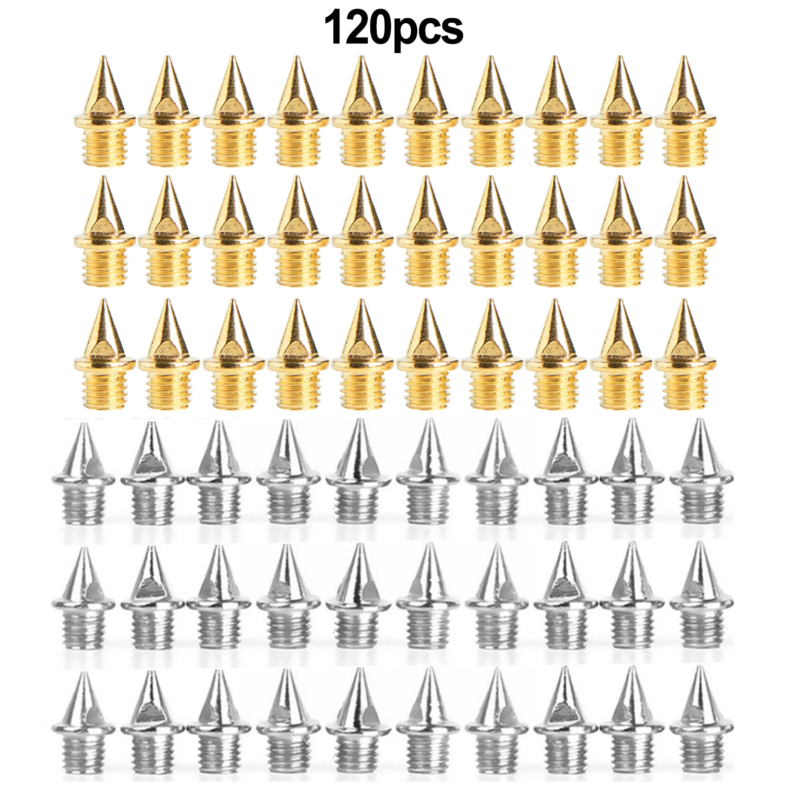 Silver/Gold Outdoor Tools Replacements Parts Shoe Spikes Spikes Steel Spikes 0.25 Inch 0.25inch Track Field Needle