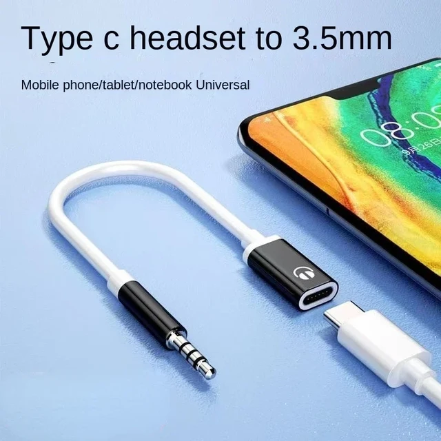 3.5mm Locking Type Male Jack to USB Type-C cable