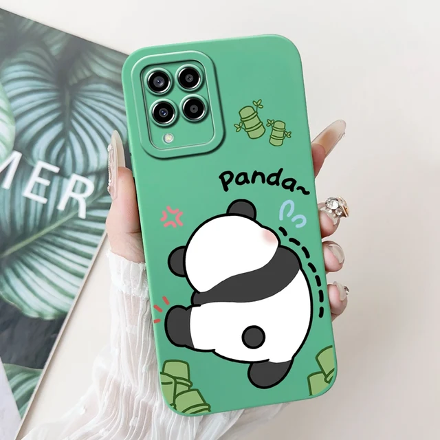 For Samsung Galaxy A12 Case F12 M12 Cute Animals Cartoon Cover