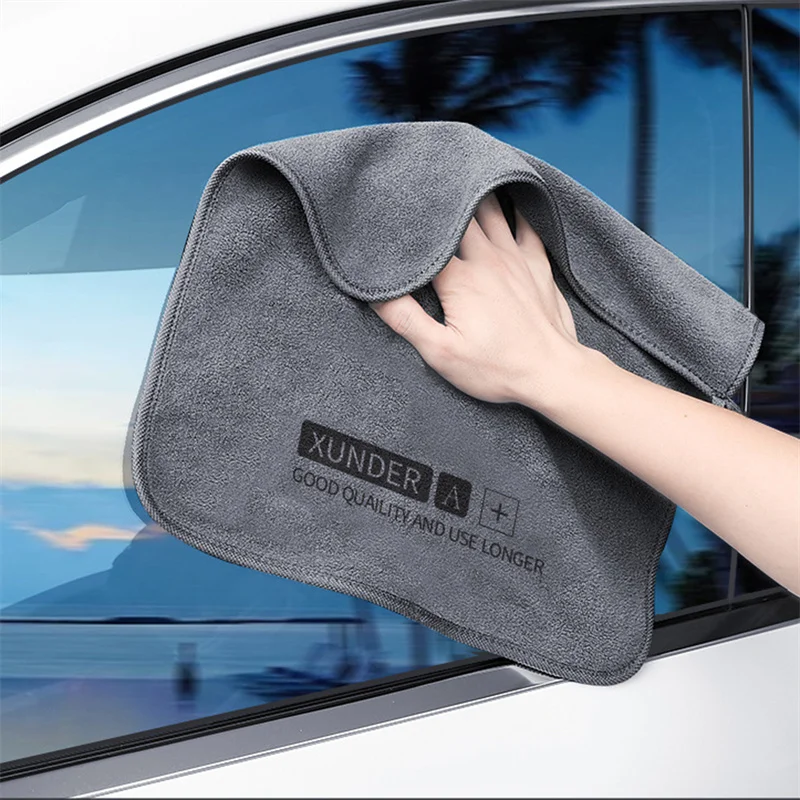 

High-end Microfiber Auto Wash Towel Car Cleaning Drying Cloth Hemming Car Care Cloth Detailing Car Wash Towel Car Detailing Tool