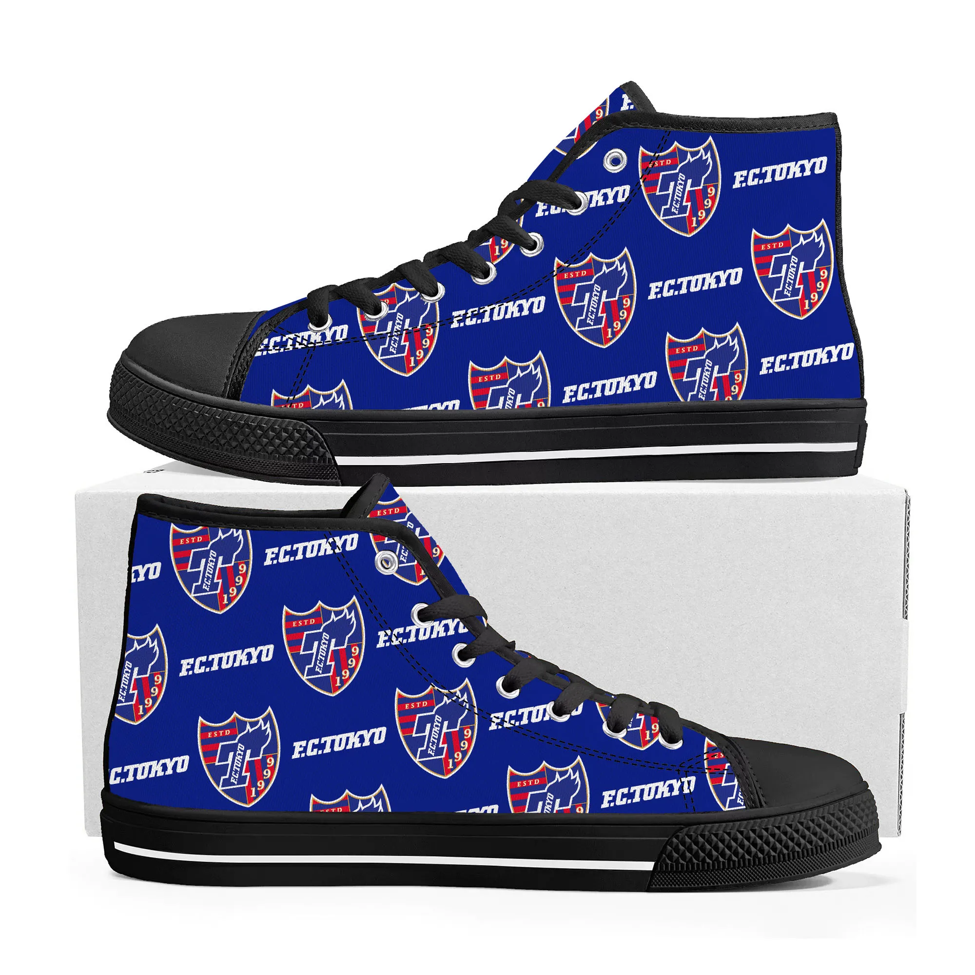 

Tokyo Football High Top High Quality Sneakers Mens Womens Teenager Canvas Sneaker Casual Custom Made Shoes Customize DIY Shoe