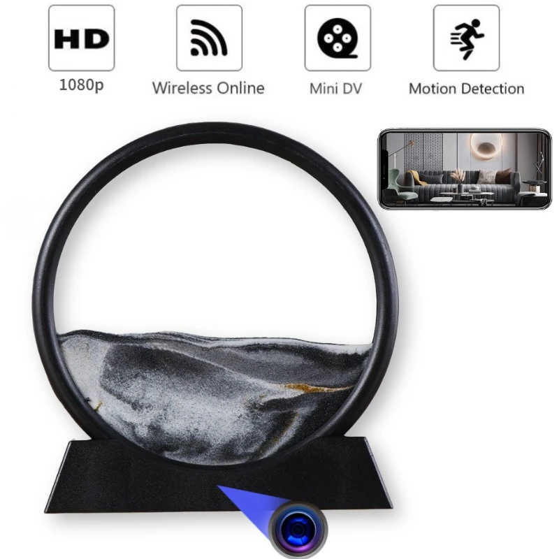 Мини-камера 1080P HD с Wi-Fi и 3D-эффектом зыбучего песка |