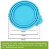 2pcs/set Reusable Pet Food Can Cover Silicone Dogs Cats Storage Tin Cap Lid Seal Cover with Spoon 5