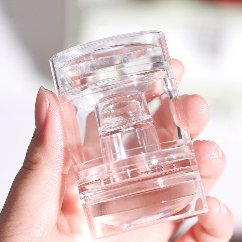 젤리 실리콘 네일 스탬퍼 스크래퍼 캡 세트 네일 템플릿 스탬프 스탬핑 폴리쉬 프린팅 매니큐어 네일 아트 스탬프 도구