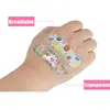100Pcs Kids Bandages Bulk Kids Cute Cartoon Bandages Flexible Adhesive Strips Medical Waterproof Breathable for Children 5