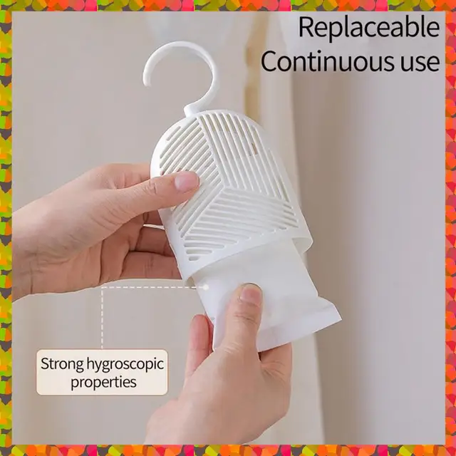 Promotion! Home Clothes Dehumidification Box Moisture Absorber Desiccant Reusable Hanging Dehumidifier Bag Closet Humidity Water 5