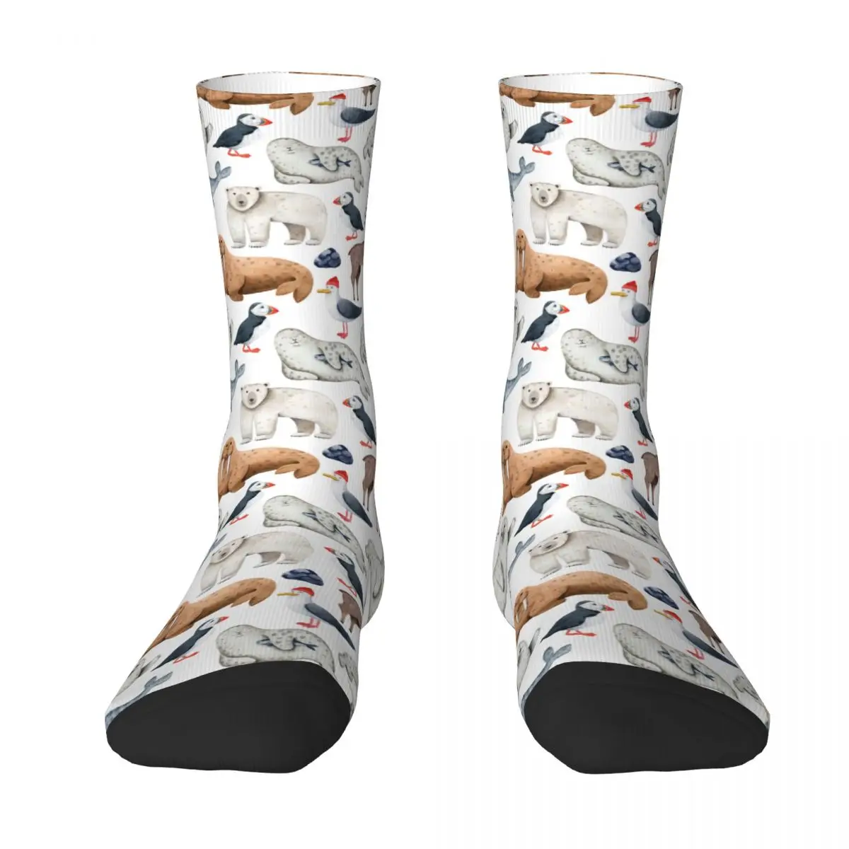 

Sea Lion Elk Seagull Polar Bear Animal Sock Socks Men Women Polyester Stockings Customizable Sweetshirt