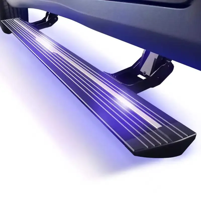 

Noble Auto Parts electric Retractable running boards OF NEON LED light lamp side step for HYUNDAISIX45 2019-2023 car foot pedals
