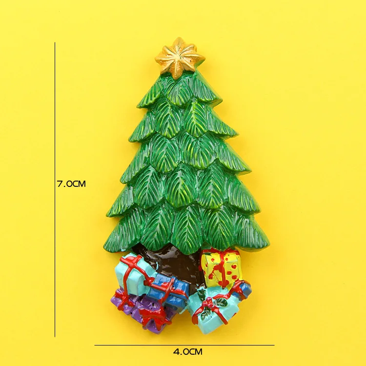 New Year Christmas Refrigerator magnetic fridge magnets magnetic sticker magnetic fridge stickers refrigerator decor Sticker Gift Stereo Window Sticker Decoration Christmas Decoration FrigeratorMagnet parts
