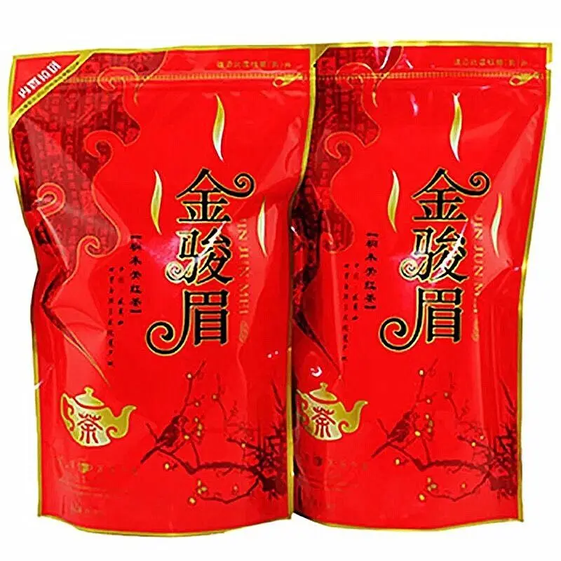 China Jin Jun Mei Black Tea Thick Paper Zipper Bag Self-sealing Bag Universal Jinjunmei NO Packing tea vacuum bags