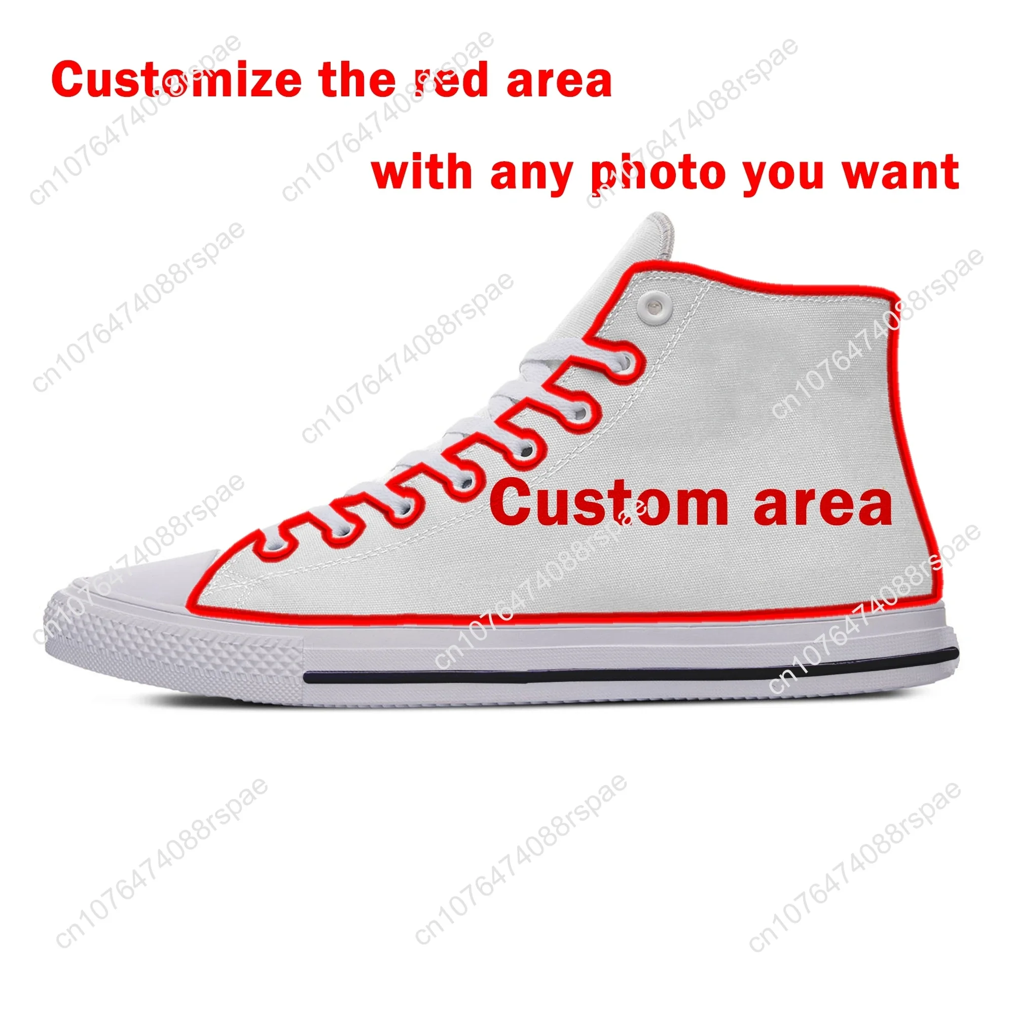 Anime Cartoon My Hero Academia Bakugou Katsuki Casual Cloth Shoes High Top Lightweight Breathable 3D Print Men Women Sneakers 6
