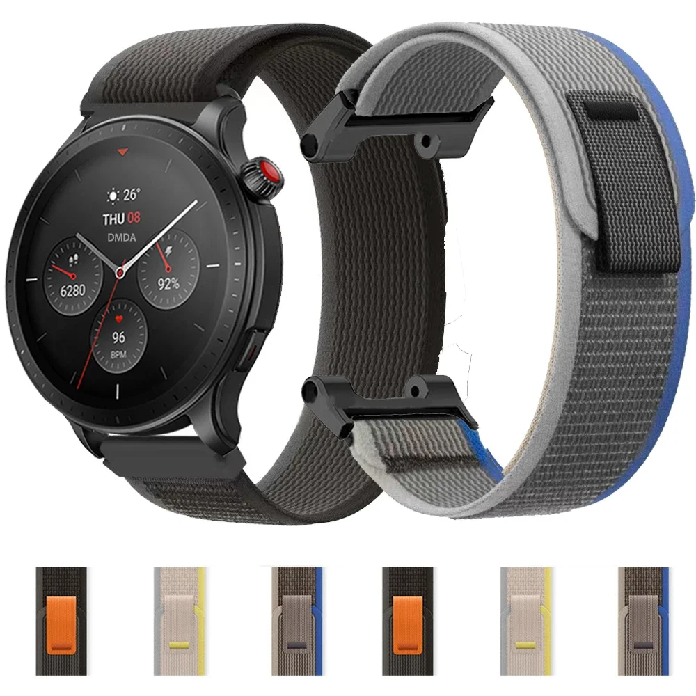 

Ремешок нейлоновый для Huami Amazfit T-REX 2, браслет для смарт-часов, спортивный браслет для Xiaomi Amazfit T-Rex/T Rex Pro 2 Correa