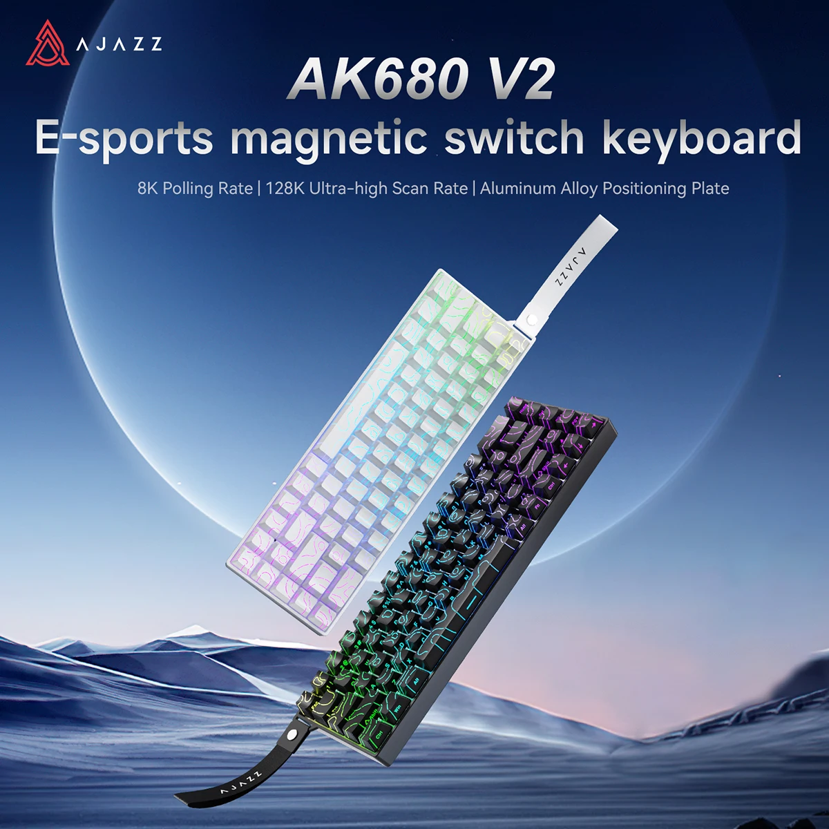 AJAZZ AK680 V2/AK680 MAX Magnetic Switch Mechanical Keyboard 60