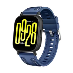 Enhanced Silicone Watch Strap - 22mm Replacement Band for Redmi watch 5 Lite (Deep Blue)