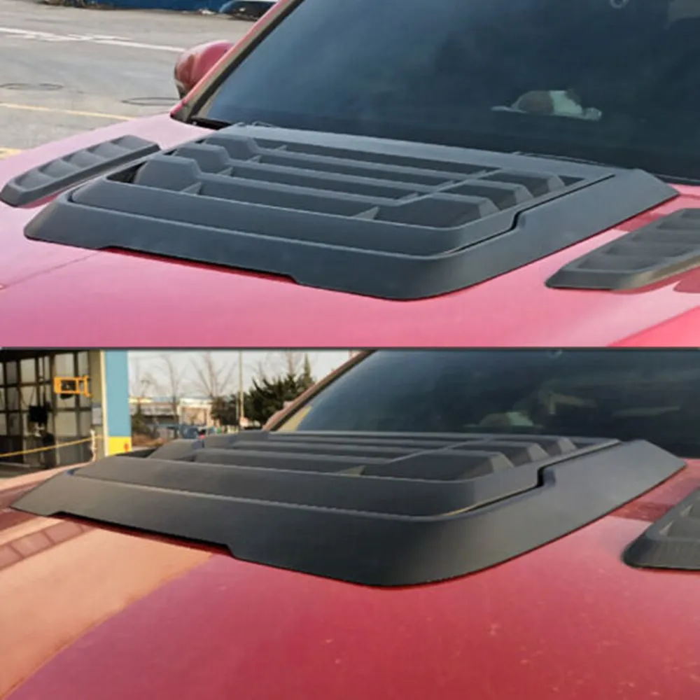 Scoop Hood Deflector Guard Bonnet Hood Scoop Cover For Ford Ranger 2015-2022 XLT XLS XL Limited Wildtrak Raptor Style Product