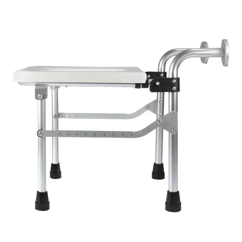 WallMounted Maternity Squat Toilet Aluminum Alloy Foldable Commode Elderly Showering and Bath Safety Convenient Bathroom Aid